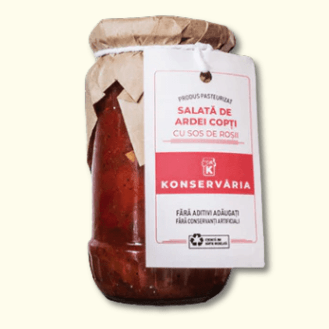 Salată de ardei copți cu sos de roșii (350g) - Victoria Iovanescu