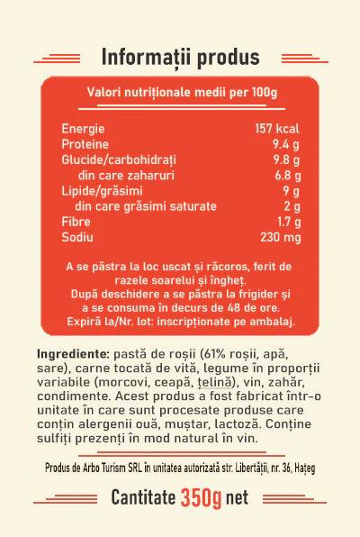 Sos ragu bolognese (350g) - Victoria Iovanescu